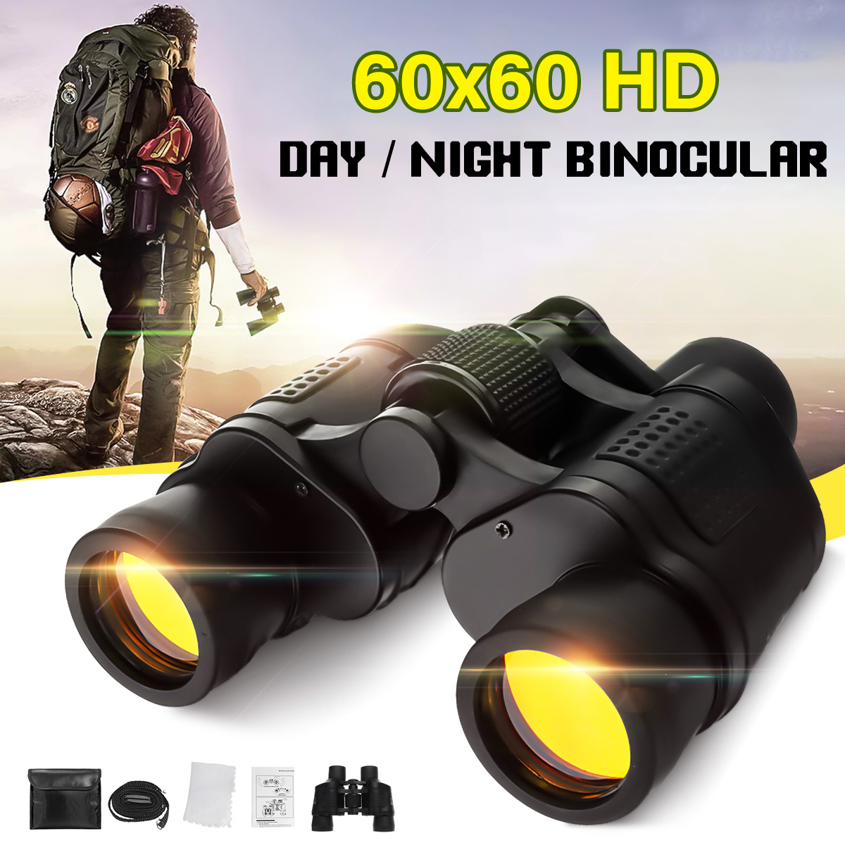 Ống Nhòm Mỹ Nhìn Xuyên Tường Ống Nhòm Xuyên Bát Ống Nhòm Săn Ong Ống Nhòm INSMA 60x60 Đặc Chủng Quân