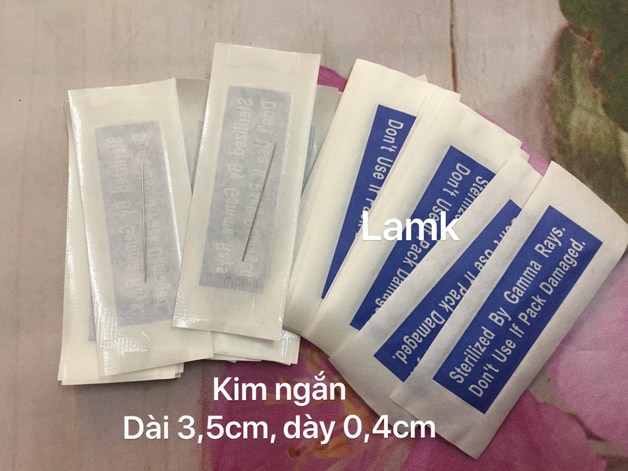 100C KIM 1 NGẮN VÀ 3 TRÒN NGẮN  DÙNG CHO MÁY THẦN THÁNH TRONG PHUN XĂM