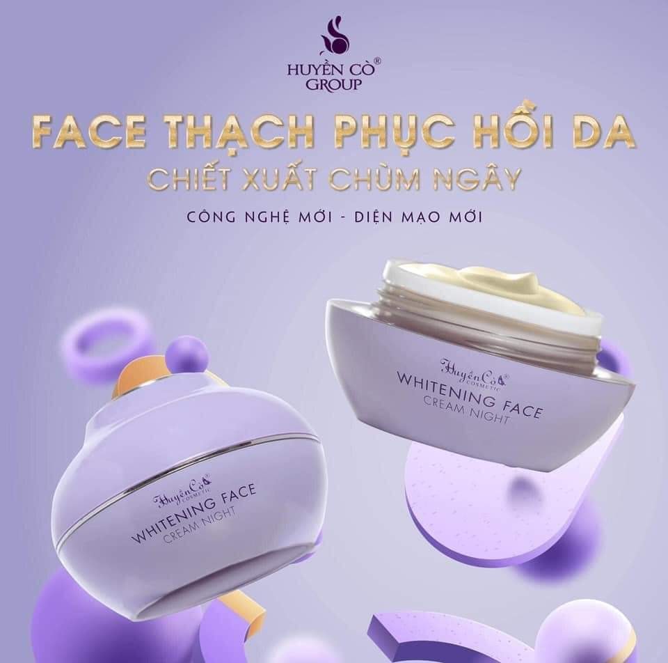 Kem Dưỡng Da Ban Đêm Face Phục Hồi Da Huyền Cò Chiết Xuất Chùm Ngây 30Gram