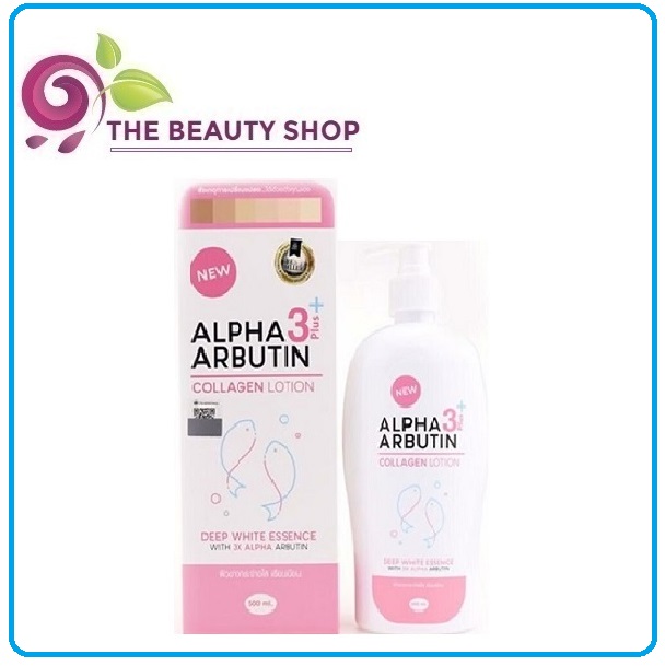 [HCM]Sữa dưỡng trắng da mềm mịn toàn thân Alpha Arbutin Collagen Lotion 500ml