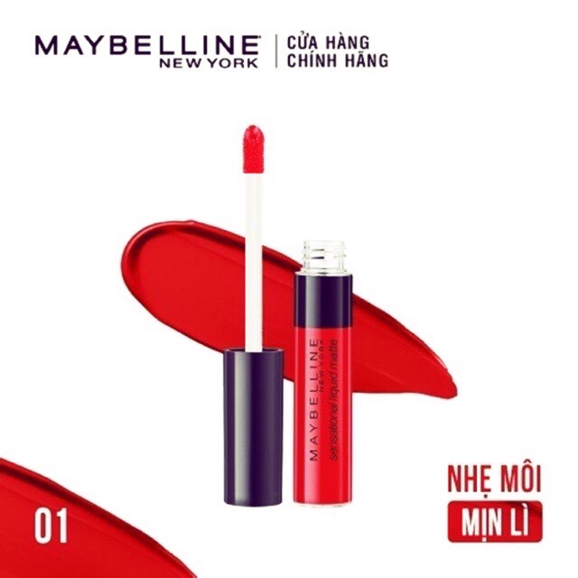 Son Kem Lì Nhẹ Môi Maybelline Sensational Liquid Matte Lipstick  7ml