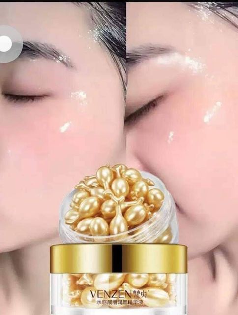 Viên Bôi Vitamin Dưỡng Da VENZEN Hộp 30v Dưỡng Ẩm  Trắng Mịn Da