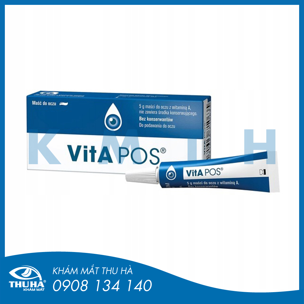 Mỡ Vitamin A Tra Mắt Vita Pos® [Đức] - Chính Hãng