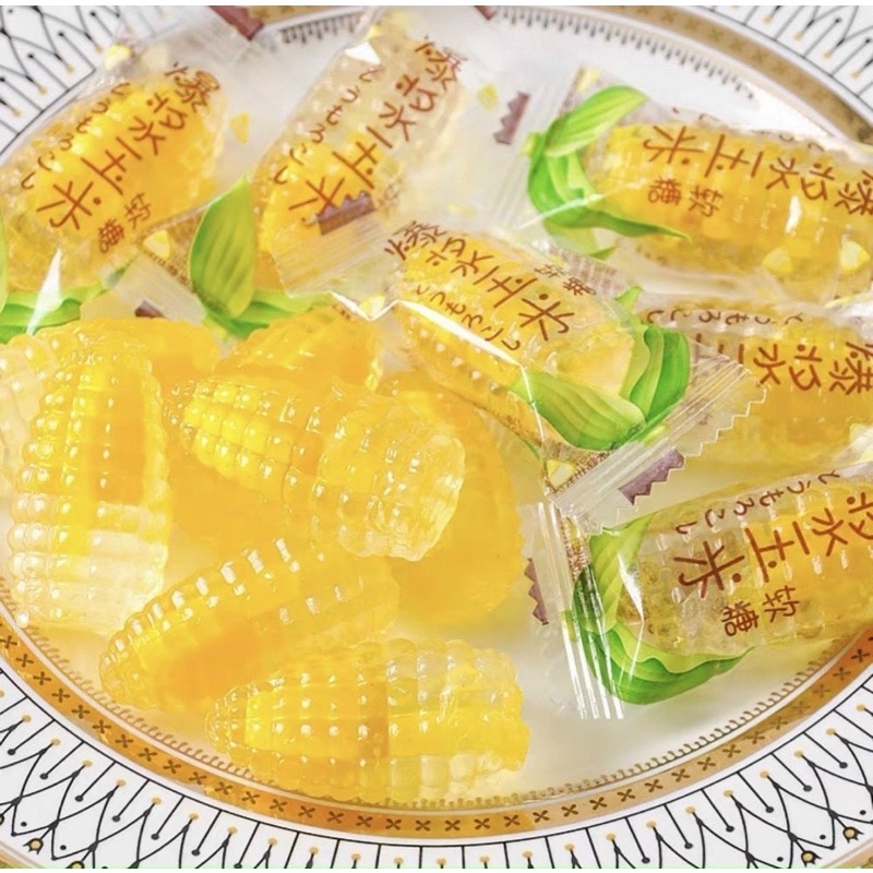 Kẹo Ngô dẻo trong suốt nhân chảy trong suốt thương hiệu COOWY Đài Loan - Kẹo bắp dẻo