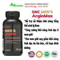 [CHÍNH HÃNG] GNC MENS ARGINMAX - Hỗ trợ cải thiện chức năng sinh lí sinh lực cho nam