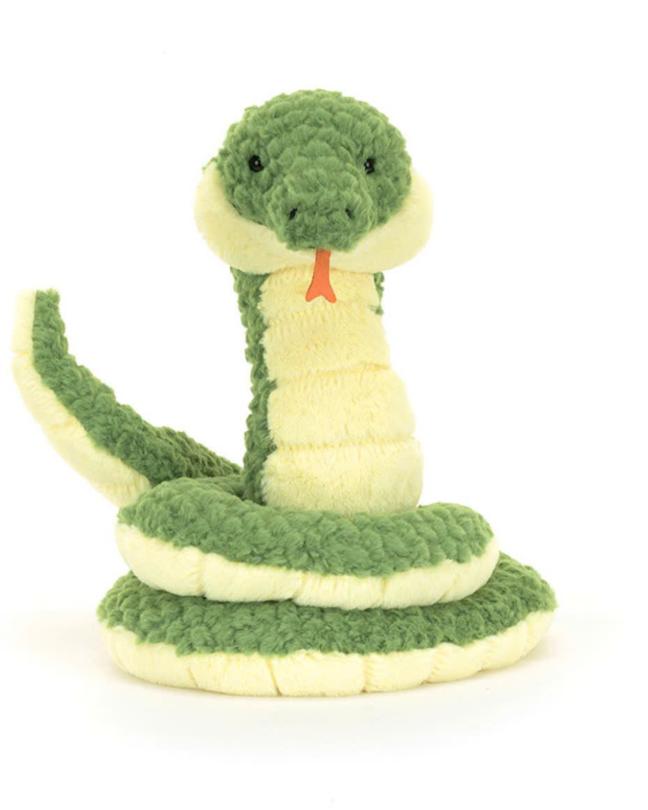 🐍  Jellycat Cizi Snake - Siêu Phẩm Mới ra mắt Chuẩn Auth🐍 Bông Mềm Ôm Cực Êm