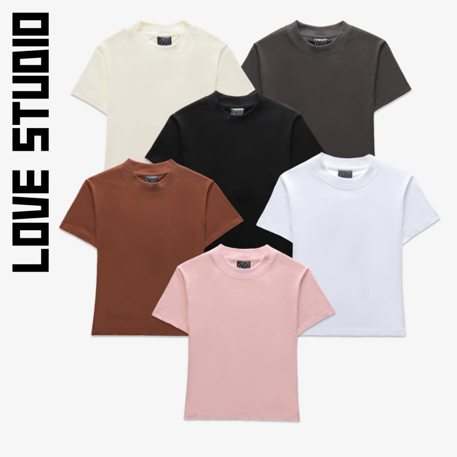 Áo Thun baby tee trơn basic form fit ôm body tay ngắn cổ tròn chất cotton 100% co dãn 2 chiều
