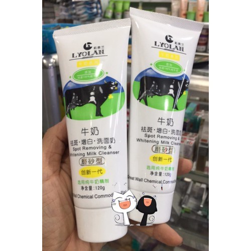 [HCM]Combo 03 Tuýp srm Bò Làm Trắng Da LYOLAN 120G