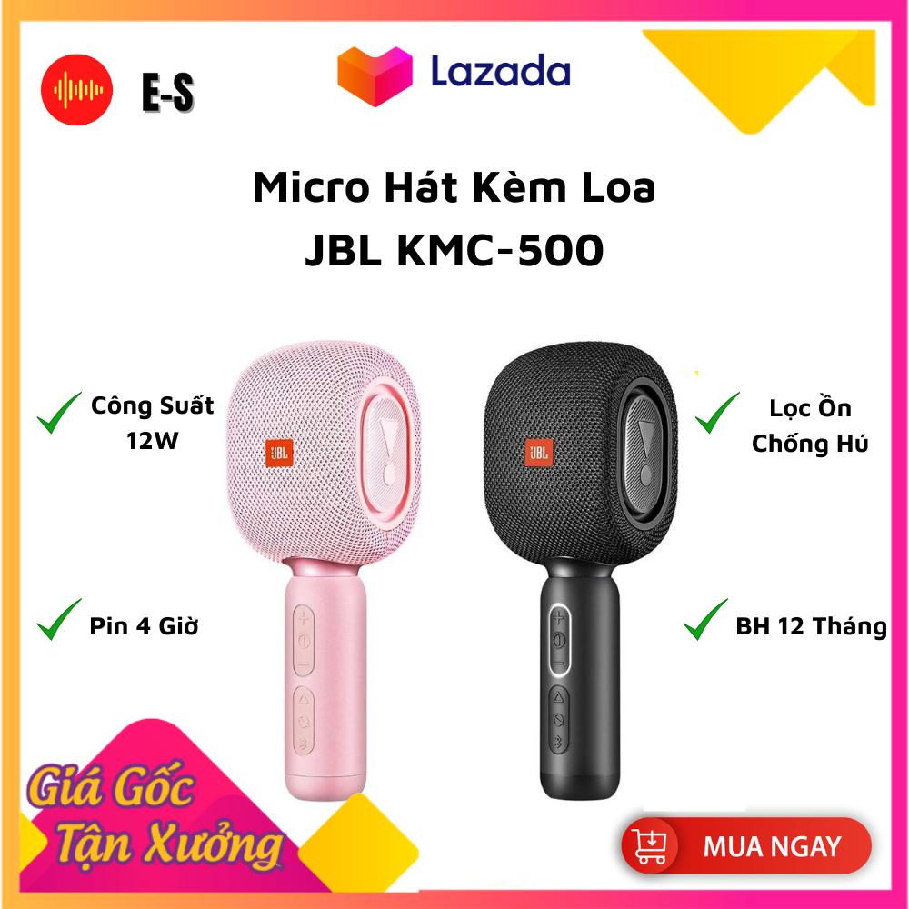 Micro Hát Karaoke Bluetooth KMC500 Phiên Bản Thần Tượng Loa bluetooth KMC 500 kiểu dáng đẹp âm thanh hay Jbl Kmc 500 giá rẻ Tháng 7,2023