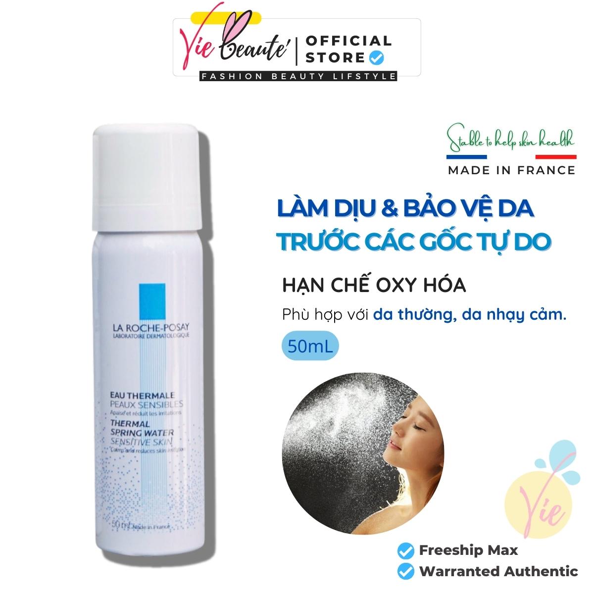 Xịt Khoáng Làm Dịu Da Hỗ Trợ Giảm Kích Ứng La Roche-Posay Thermal Spring Water Sensitive Skin