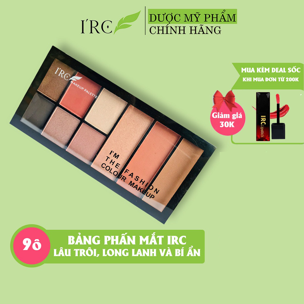 Phấn Mắt Irc Makeup Palette 9 Gam Màu Thời Thượng Lâu Trôi