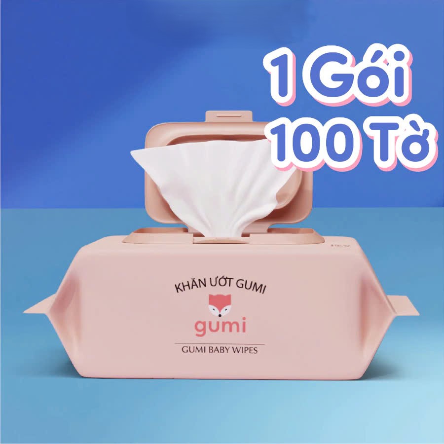 Túi khăn ướt GUMI giấy ướt cao cao cấp 80 tờ an toàn chất lượng My Home DN443