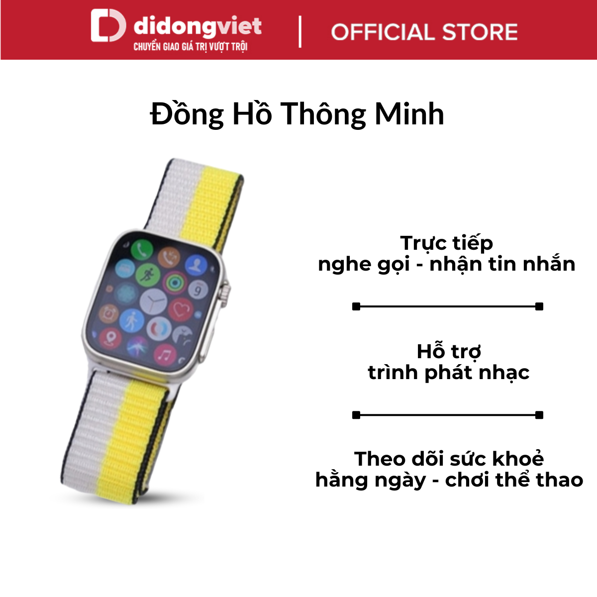 Đồng hồ thông minh H10 Ultra 45mm - nghe gọi nhận tin nhắn theo dõi sức khỏe