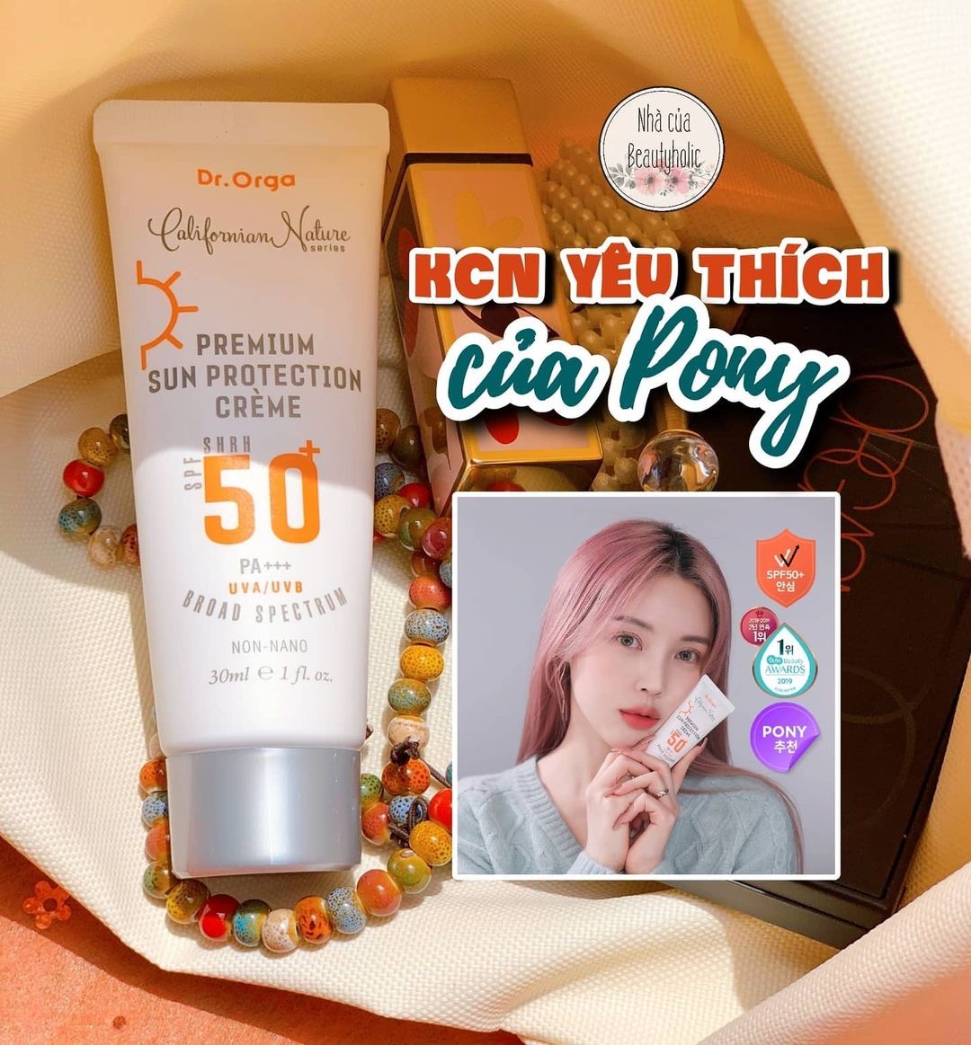 [HCM][Nhacuabeautyholic] Kem chống nắng DR.ORGA PREMIUM SUN PROTECTION CREME