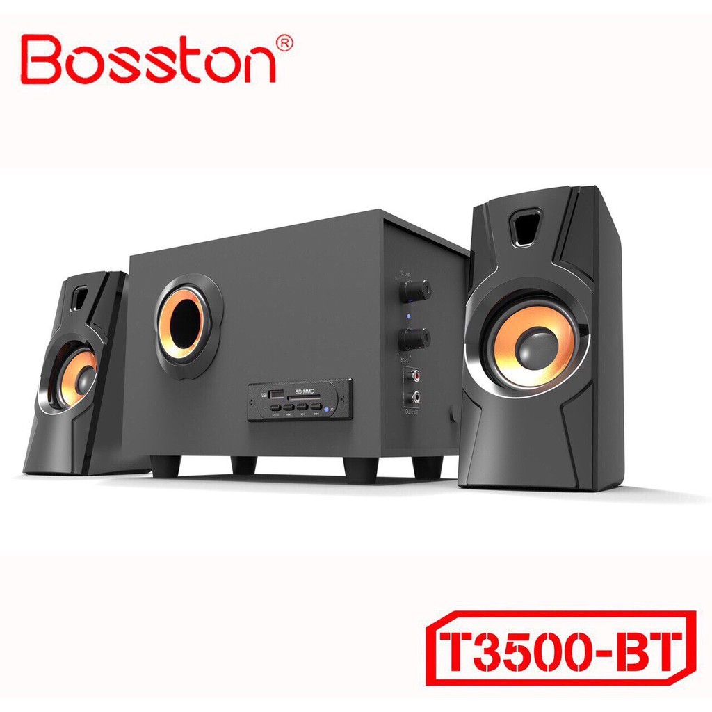 Loa vi tính 2.1 Bosston T3500-BT tích hợp Bluetooth Usb thẻ nhớ âm thanh mạnh mẽ Kết Nối Bluetooth V