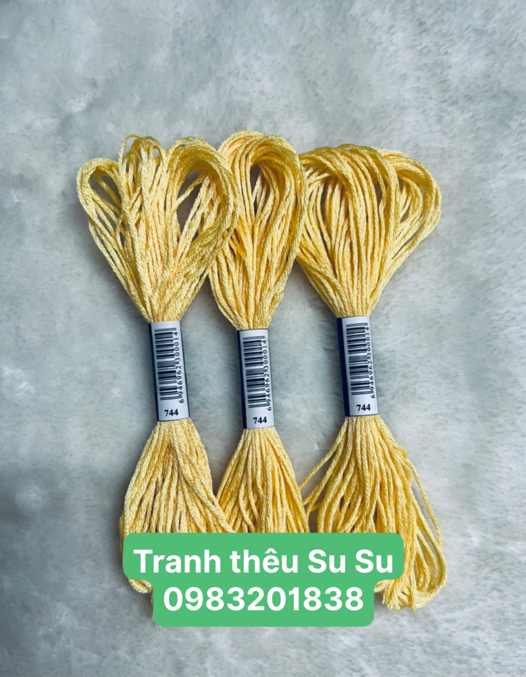 Chỉ cotton thêu tranh chữ thập mã DMC các mã chỉ thêu từ 700 đến mã 799 (giá 1 tép)