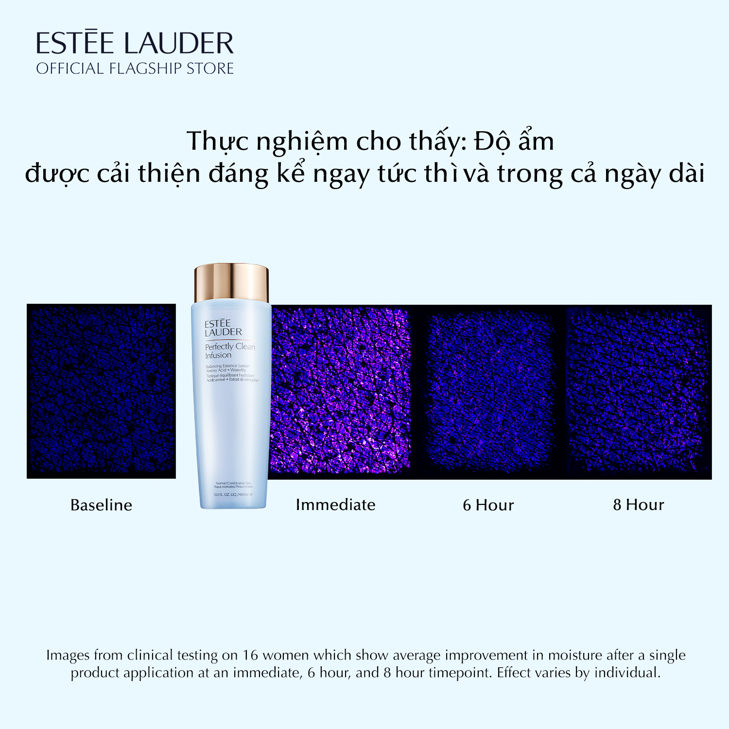 Nước cân bằng cấp ẩm Estee Lauder Perfectly Clean Infusion Balancing Essence Lotion with Amino Acid