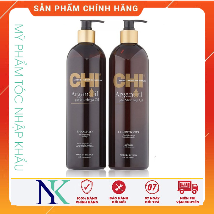 Dầu Gội Xã Chi Argan Plus Moringa Oil Shampoo 750Ml