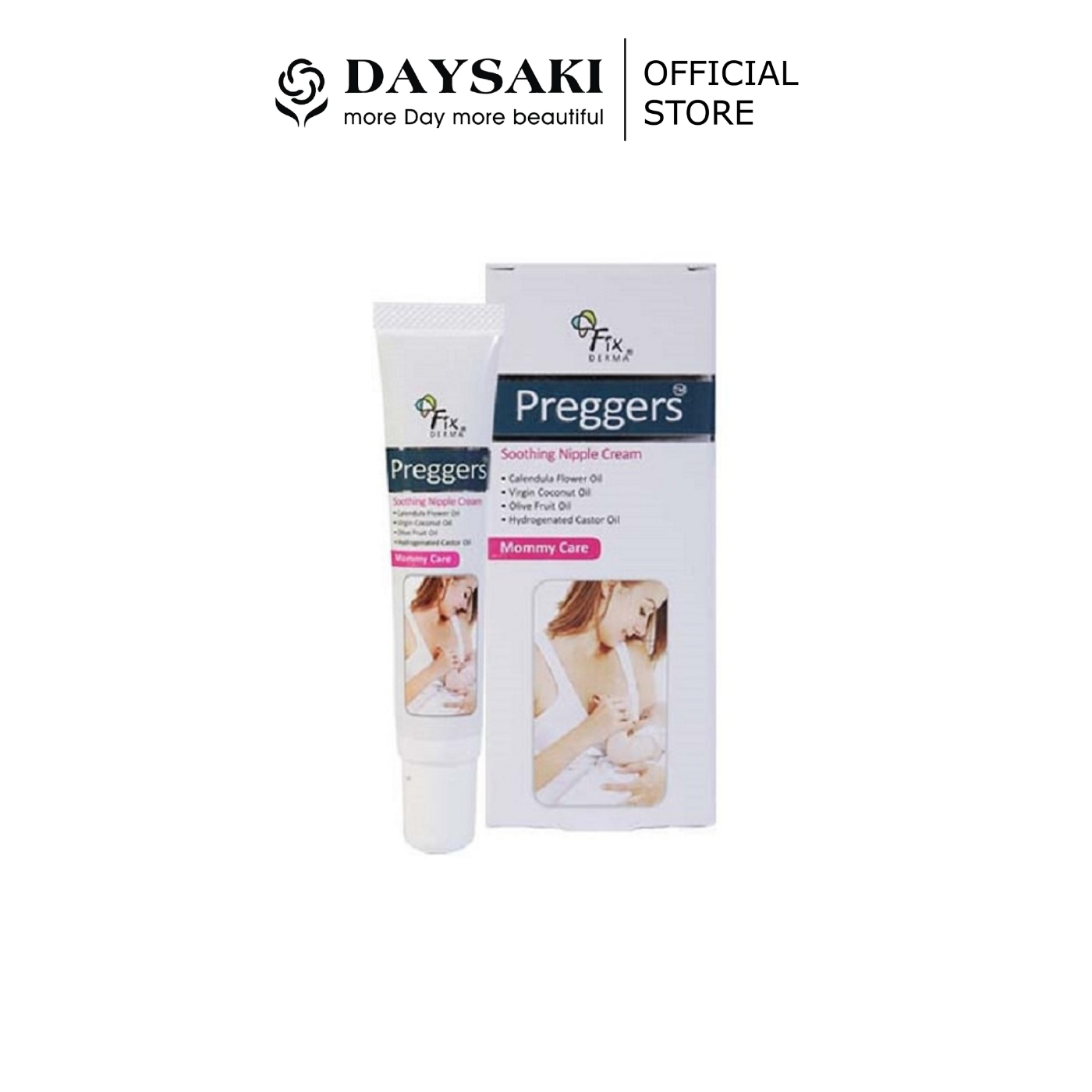 [Hcm]Fixderma Kem Dưỡng Ẩm Preggers Soothing Nipple Cream 20G