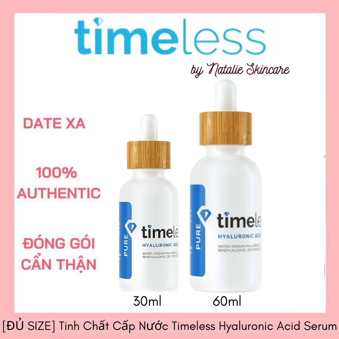 [Đủ Size] Tinh Chất Cấp Nước Timeless Hyaluronic Acid Pure