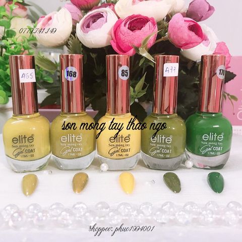 Sơn móng tay Gel lạnh Elite 17ml ( không cần hơ đèn)