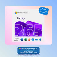 [ KEY GIA HẠN hoặc MUA MỚI ] Phần mềm Microsoft 365 FAMILY | Dành cho tối đa 6 người | 12 tháng | 5 thiết bị/người | Word Excel PowerPoint | 1TB OneDrive