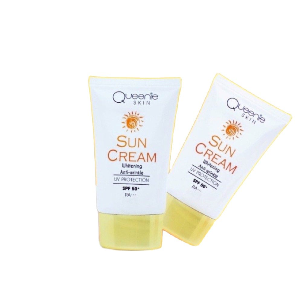 Kem Chống Nắng Queenie Skin - Kem Kháng Nắng Lý Hóa Queenie Skin  giúp bảo vệ da hiệu quả dưới ánh nắng mặt trời