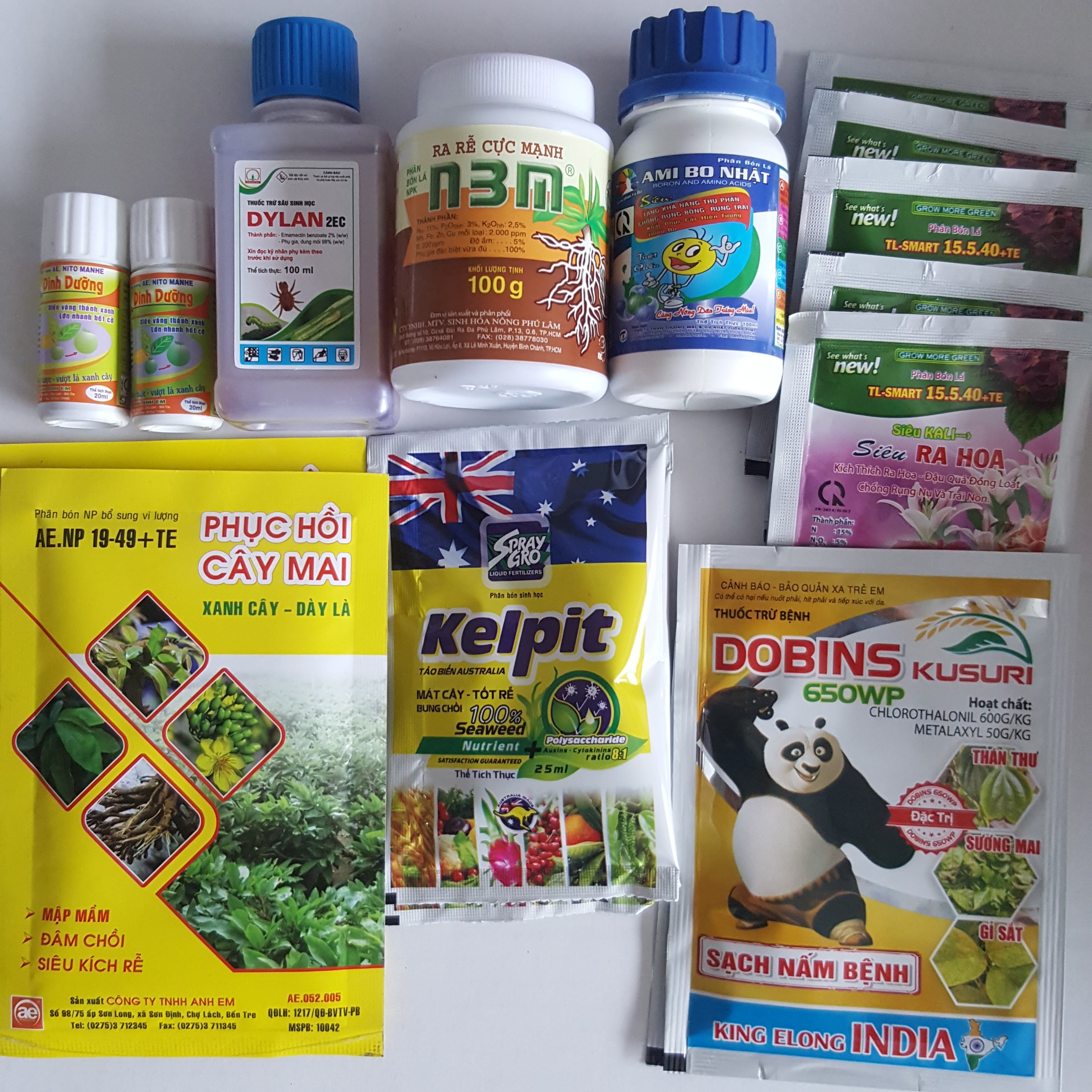 Combo Phân bón ngừa bệnh trừ sâu cho mai vàng 03 - Chất lượng hiệu quả cao