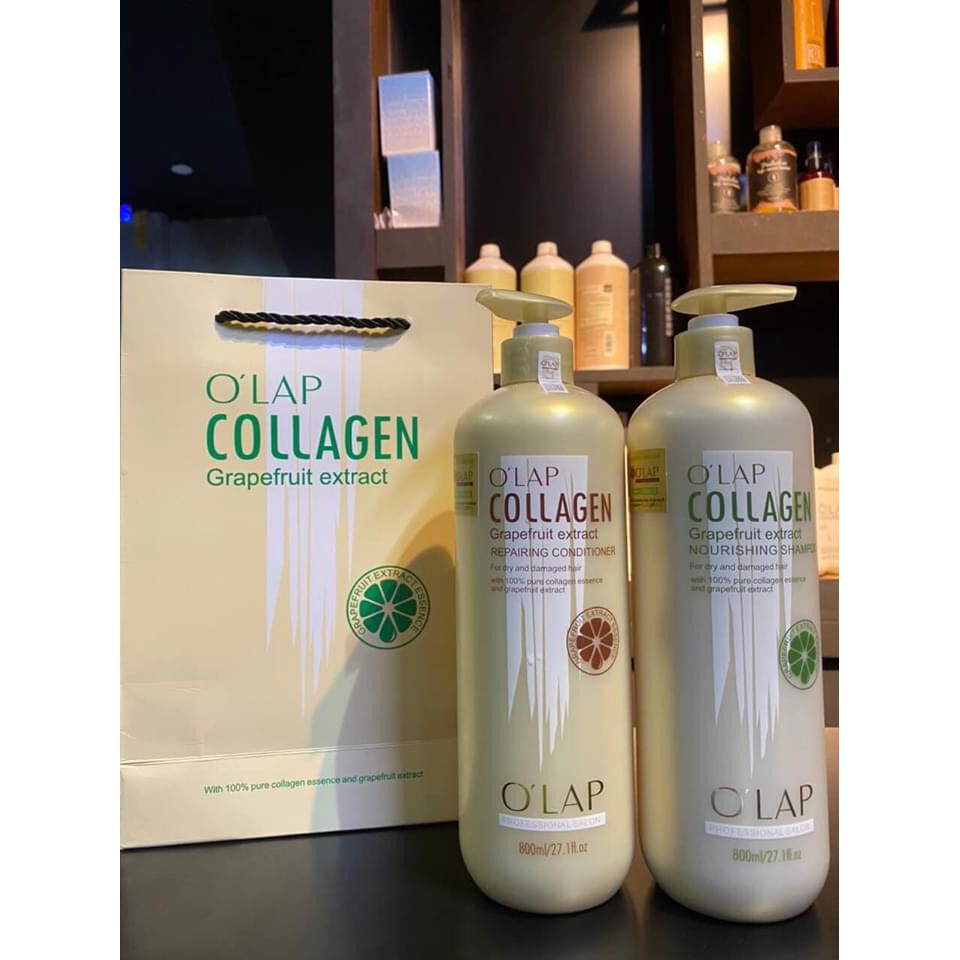 Dầu Gội Olap.collagen Siêu Mềm Mượt 800Ml