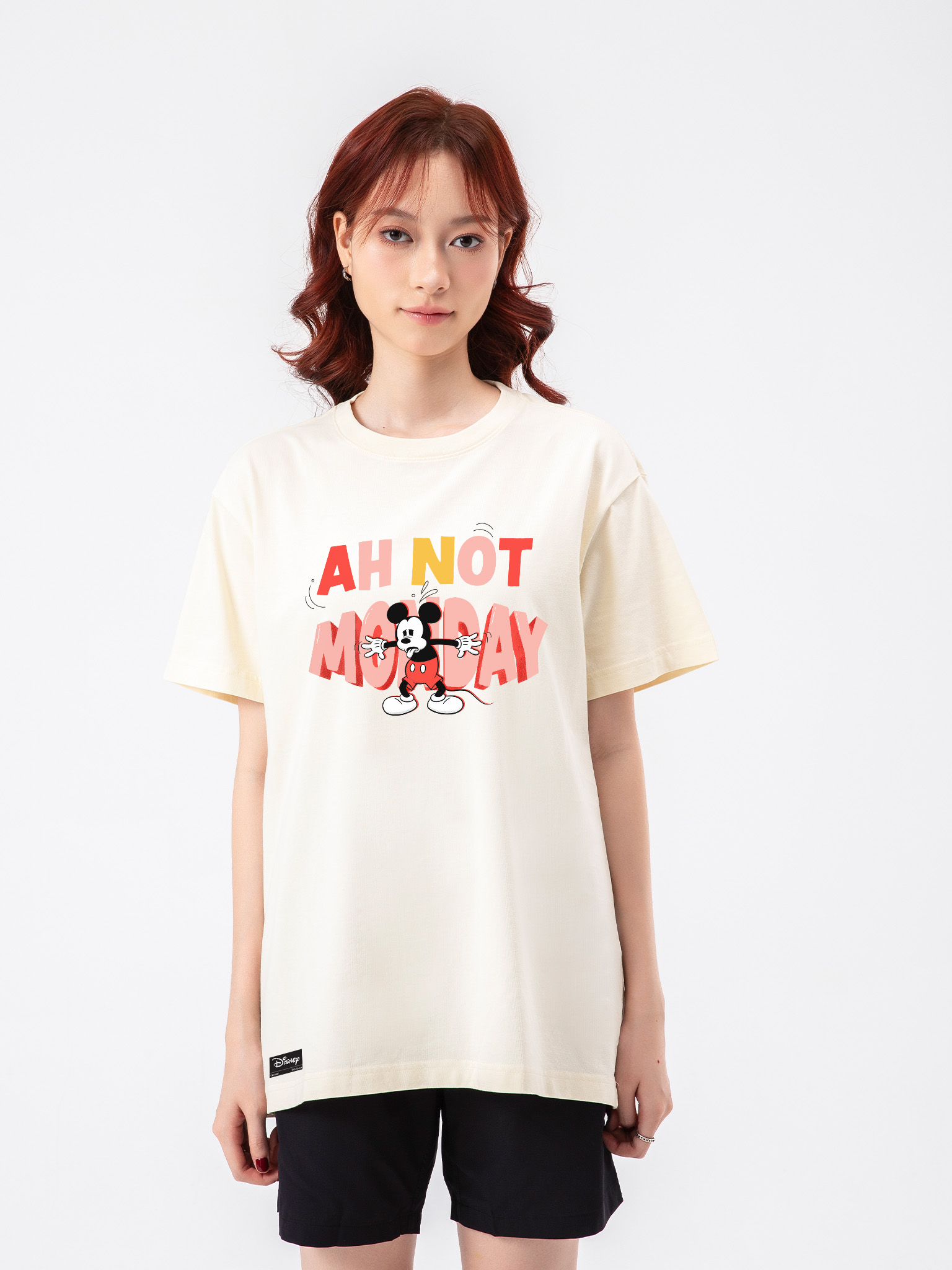 [MỚI]Áo thun Disney 220gsm Mickey Ah Not Monday 84RISING Coolmate