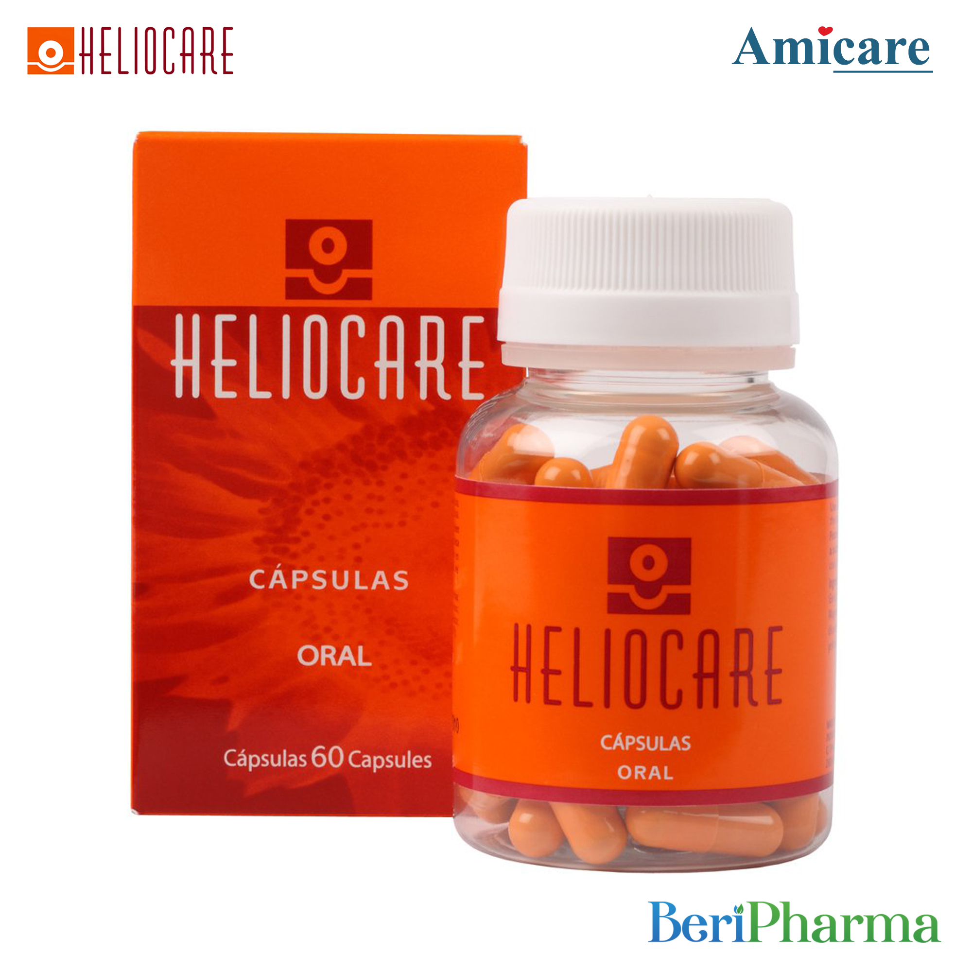 [Hcm]Heliocare Viên Chống Nắng Oral 60 Viên