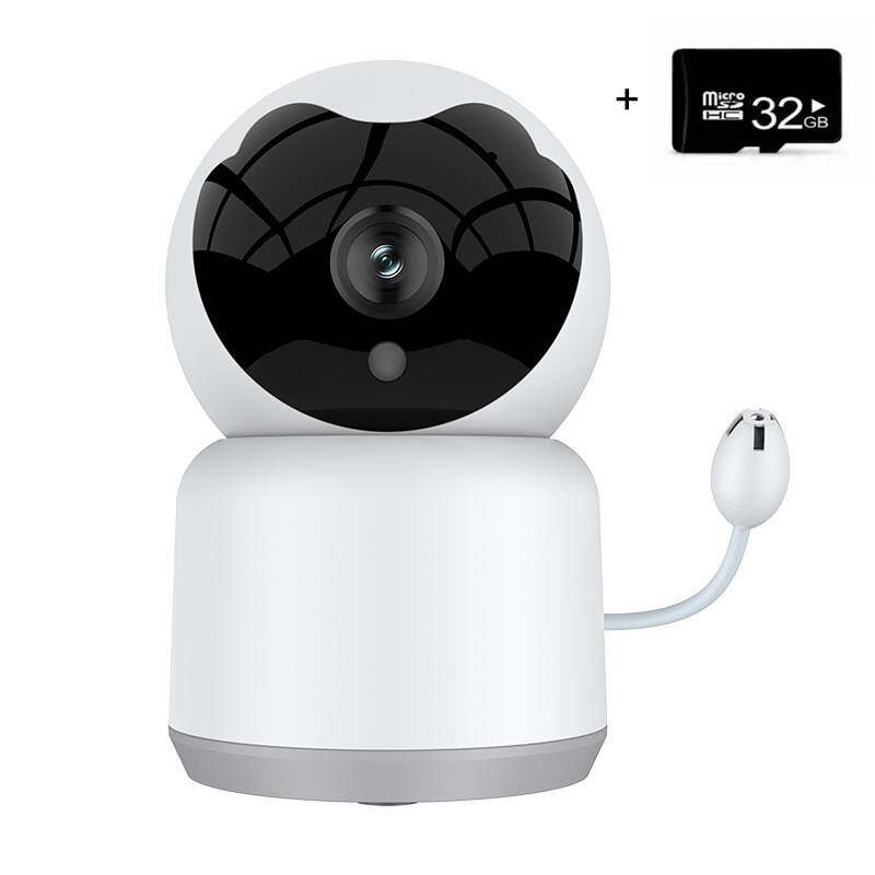 Tuya Màn hình giám sát trẻ thông minh 1080P HD với nhiệt độ và độ ẩm chơi bài hát ru âm thanh hai chiều trẻ sơ sinh vú em máy quay video