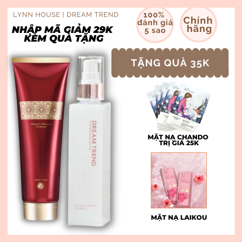 [Hcm]Combo Mask Ủ Tóc + Tính Chất Dưỡng Phục Hồi Tóc Aha Dream Trend