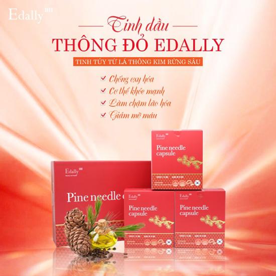 Pine Needle Capsule Edally (Tinh Dầu Thông Đỏ Edally)