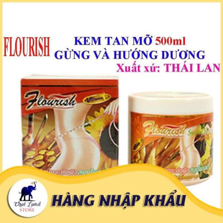 [Hcm]Bộ 2 Hộp Kem Tan Mỡ Bụng Gừng Ớt Flourish Thái Lan