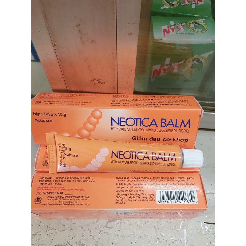 [Hcm]Kem Bôi Da Neotica Balm T/15Gr