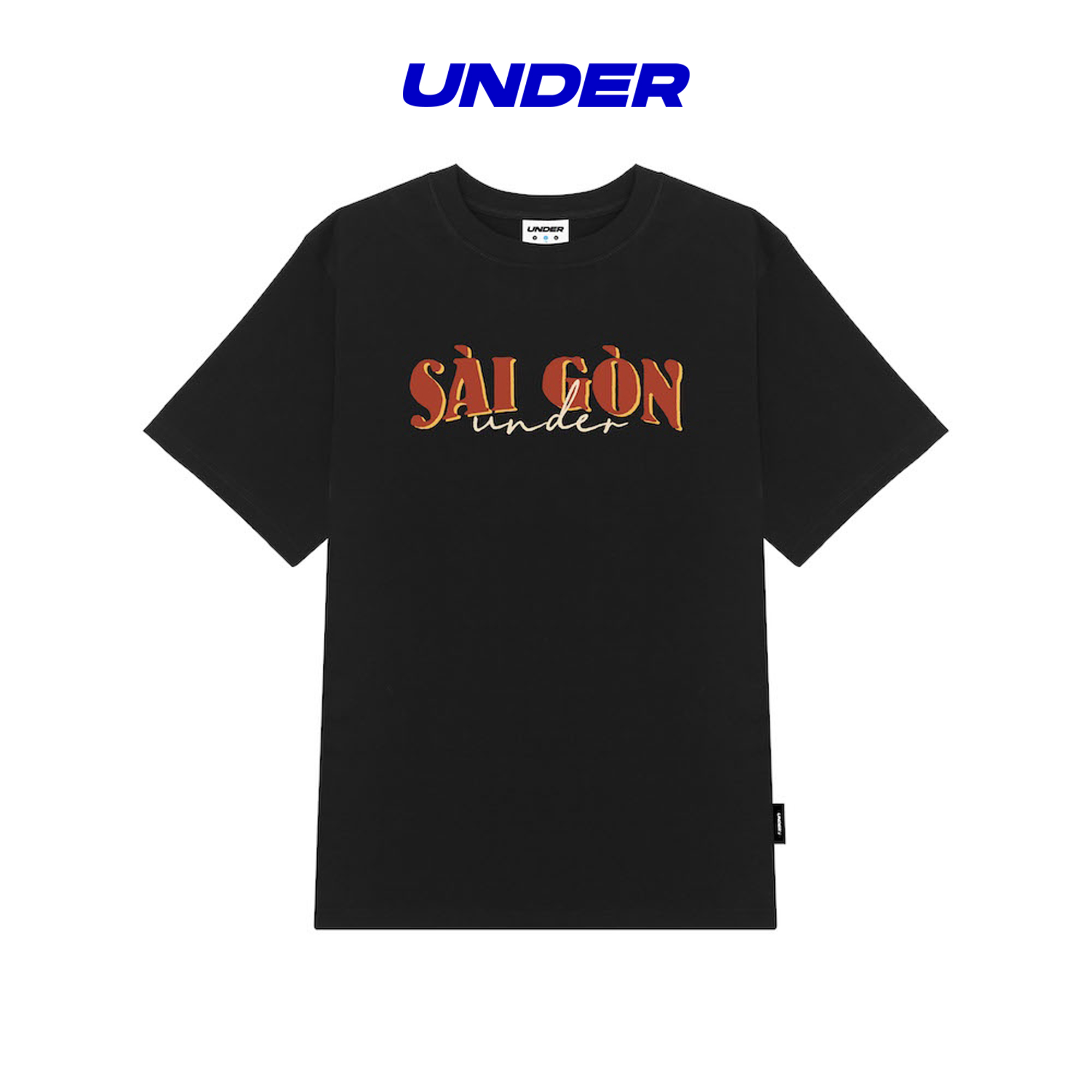 Áo thun UNDER Sài Gòn (Đen) - Saigonese Tee/ Black - UTS006A