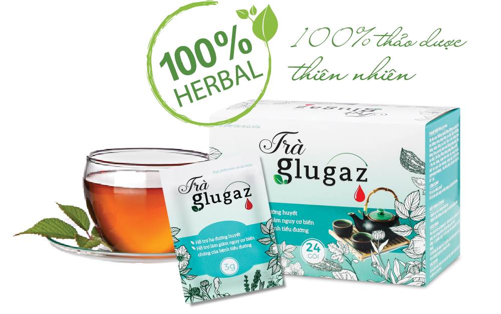 [Hcm]Trà Glugaz - Giúp Giảm Và Ổn Định Đường Huyết Lâu Dài [100% Thảo Dược Thiên Nhiên]