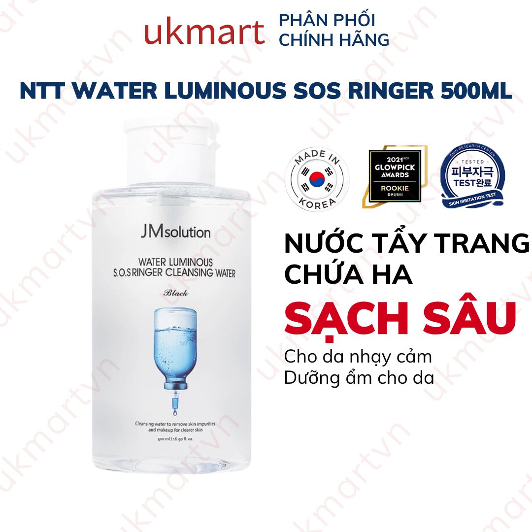 Nước Tẩy Trang JM Solution H9 Hyaluronic Cleansing Water 500ml