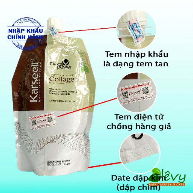 [ Ảnh Thật ] Dầu Hấp Tóc Karsell Siêu Mềm Mượt Hấp Phục Hồi ( 500Ml)