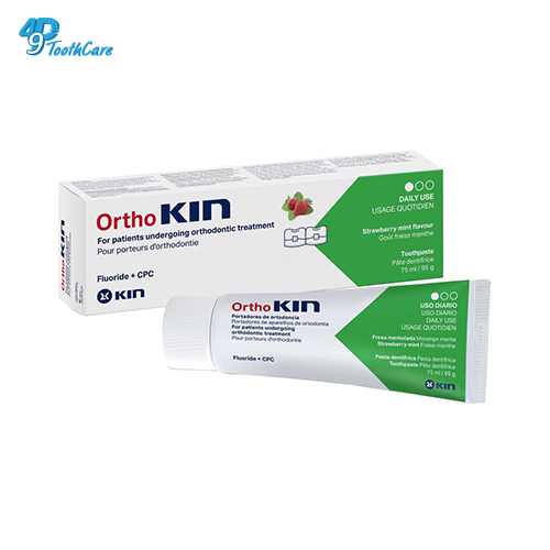 [Hcm]Kem Đánh Răng Orthokin - Dành Cho Răng Niềng 75G