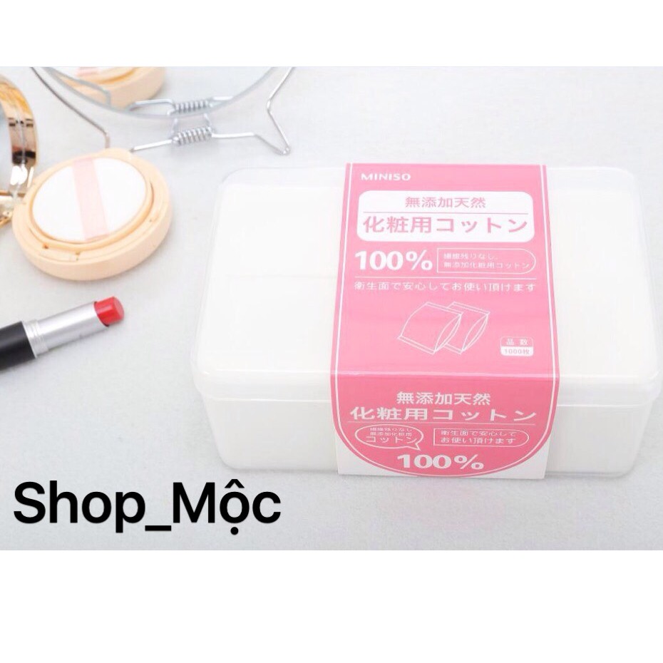 Hộp Bông Tẩy Trang Miniso 1000 Miếng – Nhật Bản Sản Phẩm Đa Dạng Chất Lượng Đảm Bảo An Toàn Cho Sức Khỏe Người Dùng Vui Lòng Inbox Để Shop Tư Vấn Thêm