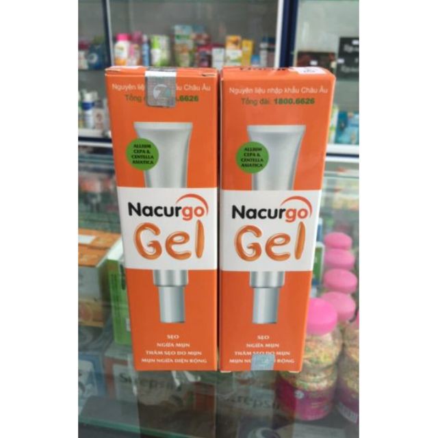 Nacurgo Gel - Hết Thâm Sẹo Mụn Ngứa Mẩn Đỏ Da