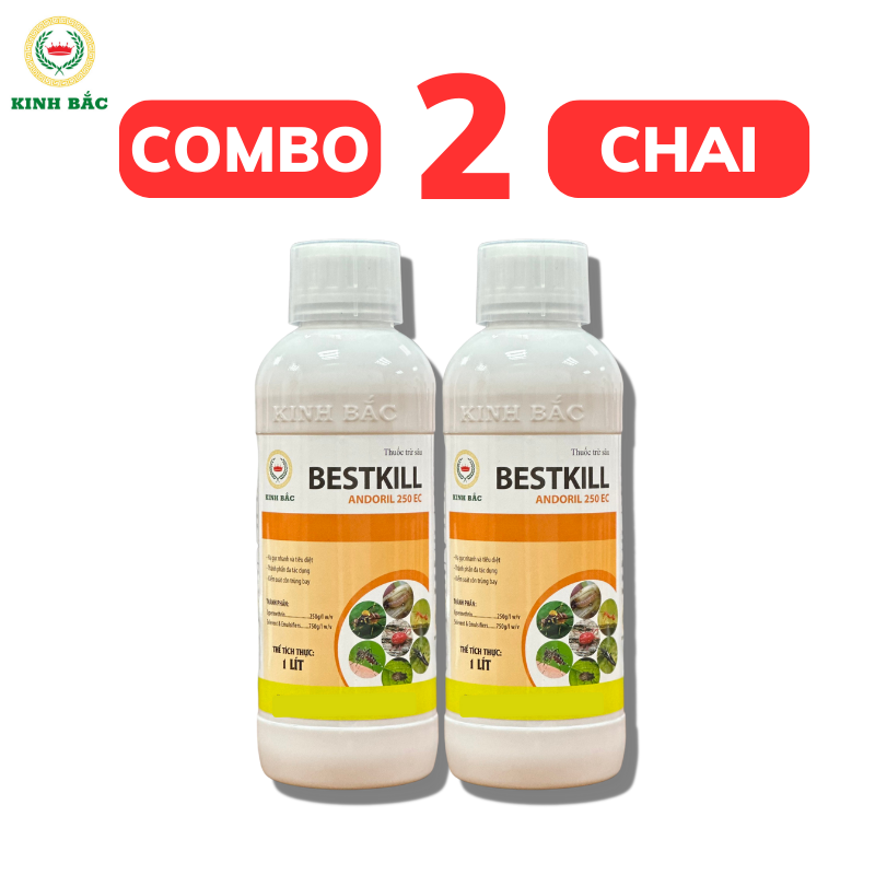 2 chai Thuốc Diệt Côn Trùng BESTKILL  Trừ Sâu Bọ Rầy Rệp Sâu Ăn Lá Ấu Trùng Trên Lá Và Dưới Đất Công