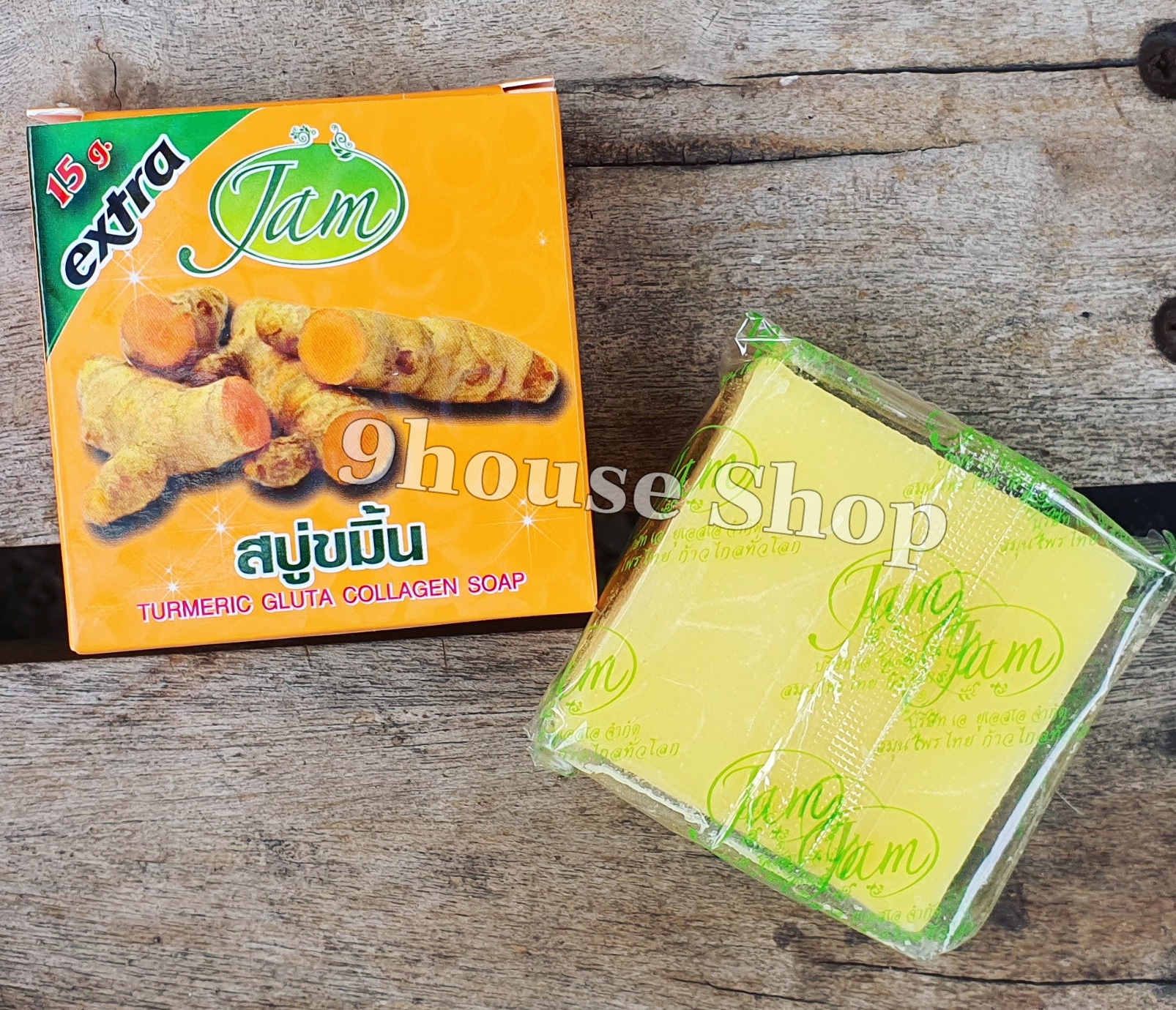 01 Cục Xà Bông Nghệ Jam Turmeric Soap 65Gram