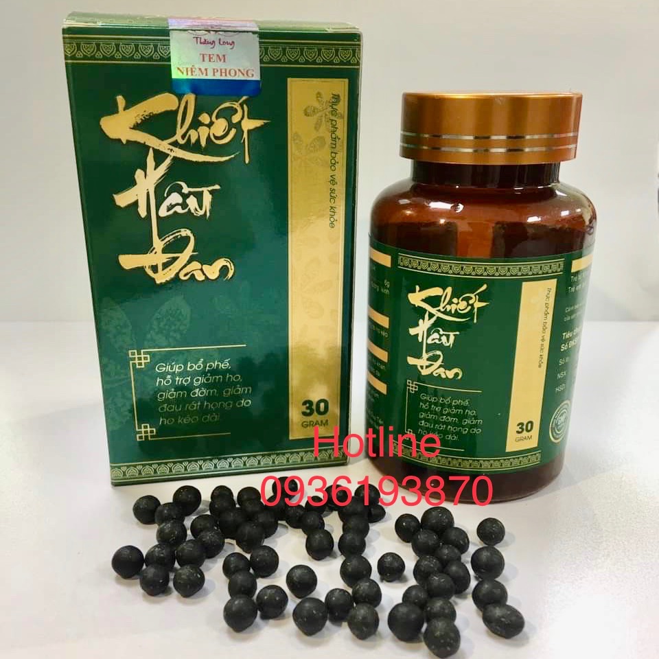 KHIẾT HẦU ĐAN – Khắc tinh viêm họng hen xuyễn