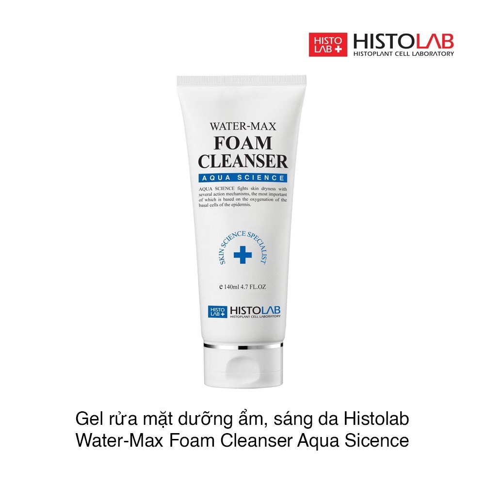 Sữa Rửa Mặt Histolab Water Max Foam Cleanser - Cung Cấp Độ Ẩm Sáng Da