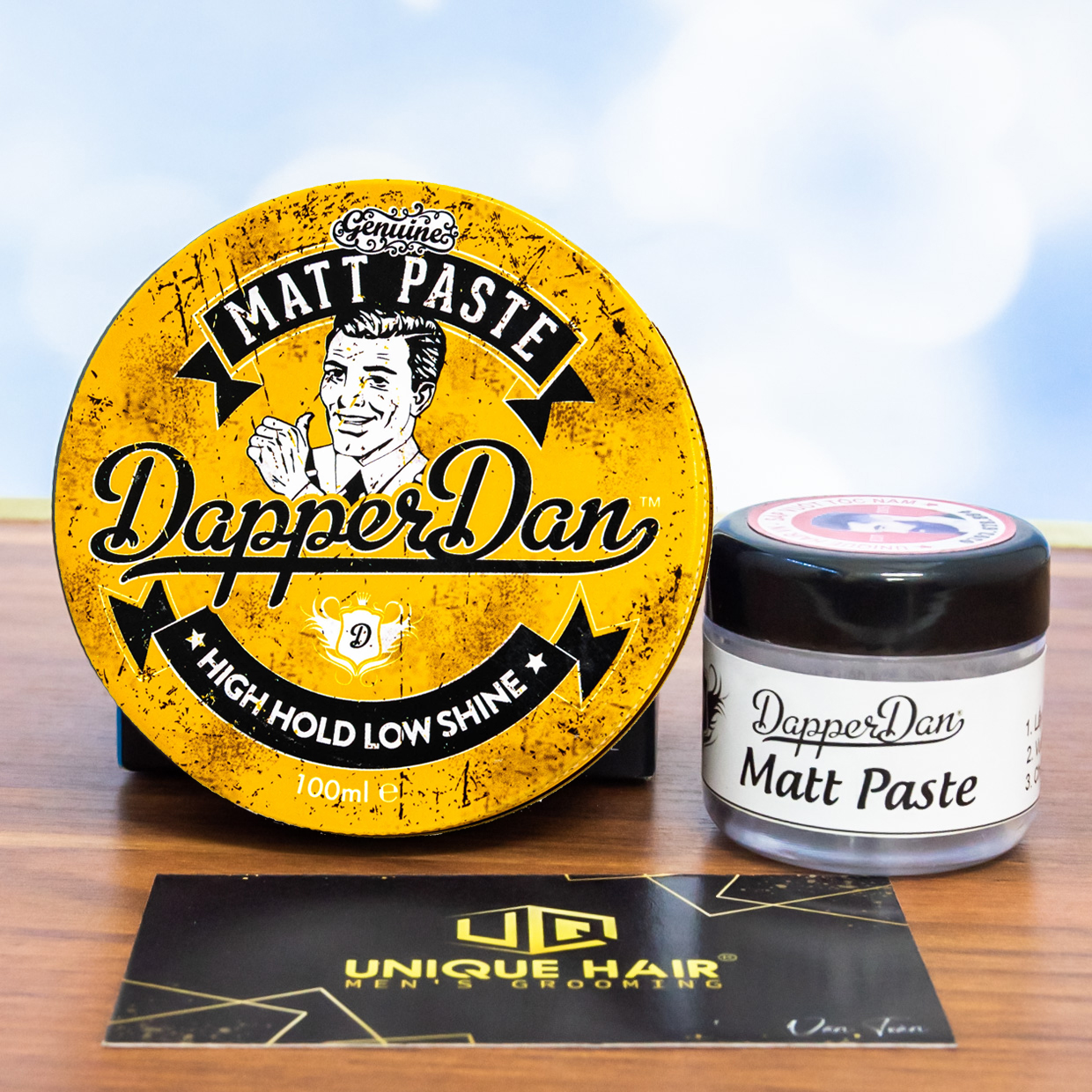 Chiết Dùng Thử : Sáp Vuốt Tóc Dapper Dan Matt Paste ! Travel Size 10 - 20 - 30G