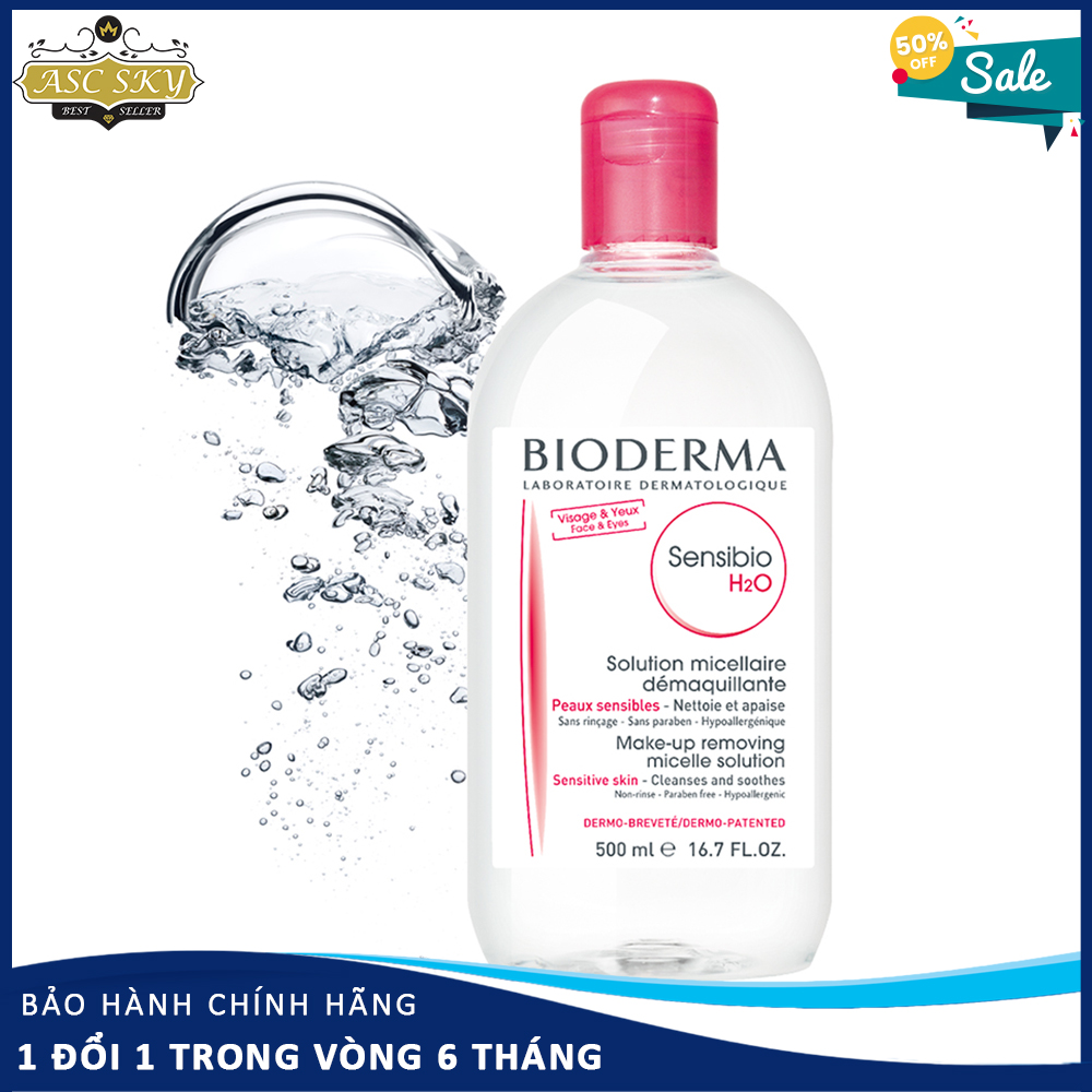 [Hàng Nhập Khẩu] Nước Tẩy Trang Biodema Hồng - Nước Tẩy Trang Cho Da Dầu Mụn - Loại Bỏ Mọi Bụi Bẩn Loại Bỏ Lớp Make - Up Chống Nước Một Cách Hiệu Quả.