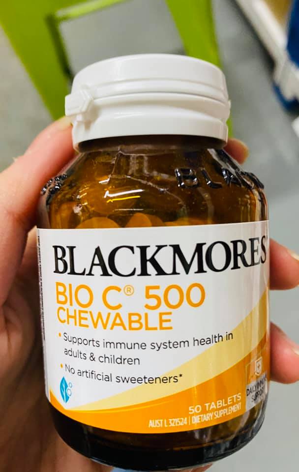 Vitamin C 500 Blackmores 50 Viên Úc